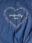Little Girl's Blue Long Sleeve Heart T-Shirt & Leggings Set Size 4T — photo 2