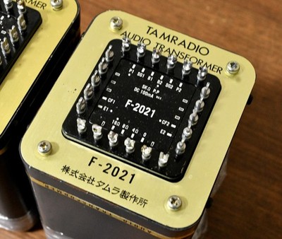 タムラ　TAMURA transformer ジャンク Extra RARE Early Pair Tamura F-2021 output transformer 5K ohm * VG