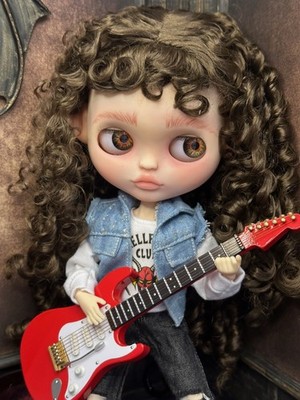 Eddie Munson Blythe Stranger Things Puppe OOAK