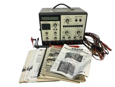 Vintage Sencore VA62A Universal Video Analyzer With Box, Cables and Manuals
