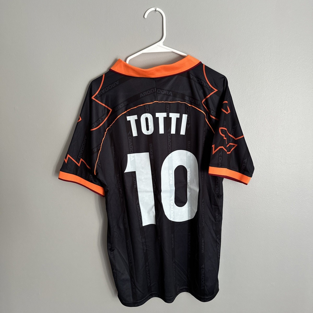 Francesco Totti 1999/2000 AS Roma third jersey (retro)- men's size