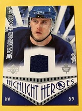 2003-04 UPPER DECK Alexander Mogilny Highlight Heroes Game Used Jersey Card