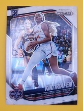 2025 Panini WNBA Prizm Kiki Iriafen #72 White Seismic RC Mystics