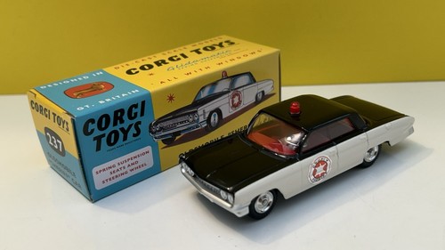 CORGI TOYS 237 MODEL CLUB ISSUE OLDSMOBILE SHERIFF CAR / NEW MIB - Picture 6 of 8