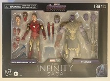 Marvel Legends Avengers Endgame Infinity Saga Iron Man 85 & Thanos 2-Pack MISB
