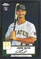 Jared Oliva 2021 Topps Chrome Platinum Anniversary #79 RC Pittsburgh Pirates