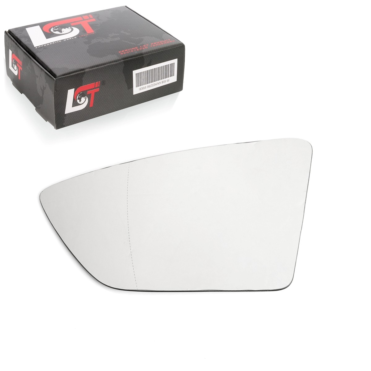 Exterior Mirror Glass Adhesive Aspherical Left for Seat Leon ST SC 5F 12-