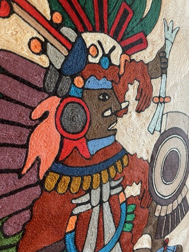 XIPE TOTEC AZTECA LIMITED SERIES Wood # 2/25 Cashmere Yarn, Unique Rare! EUC