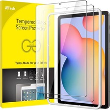 2-Pack Screen Protector for Samsung Galaxy Tab S6 Lite, 9H Tempered Glass, HD Cl