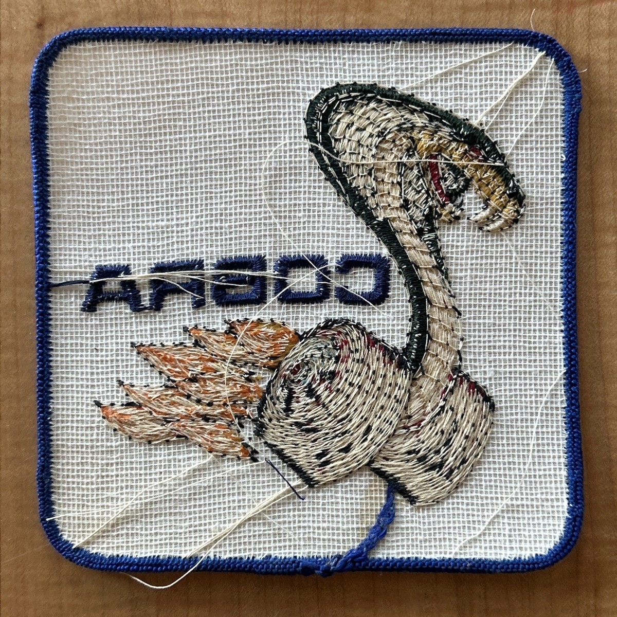 Patch écusson Ford Mustang Cobra Serpent - Multicolore Coton, Neuf (autre)