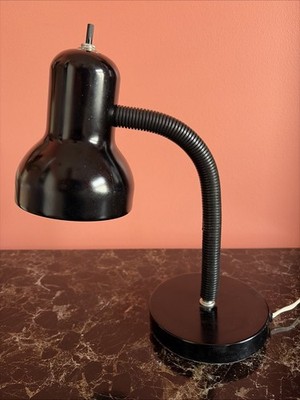 Black Gooseneck Portable Desk Lamp Underwriter Laboratories AN-1716 Works