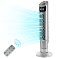 Antarctic Star Tower Fan 360°Oscillating Fan Quiet Cooling 24H Timer Remote
