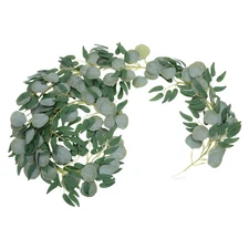 Simulated Vine Rattan Artificial Vines Eucalyptus Garland Leaf Strip