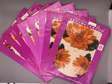 Meyercord Vintage Decals Decorator Lot Of 8 Sheets Flowers 1537D, 1526D, 1533C/E