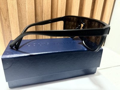 Louis Vuitton LV Waimea Sunglasses Black Monogram Logo Z1082E