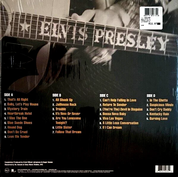 ELVIS PRESLEY - THE ESSENTIAL ELVIS PRESLEY - 2 LP VINYL NEW ALBUM