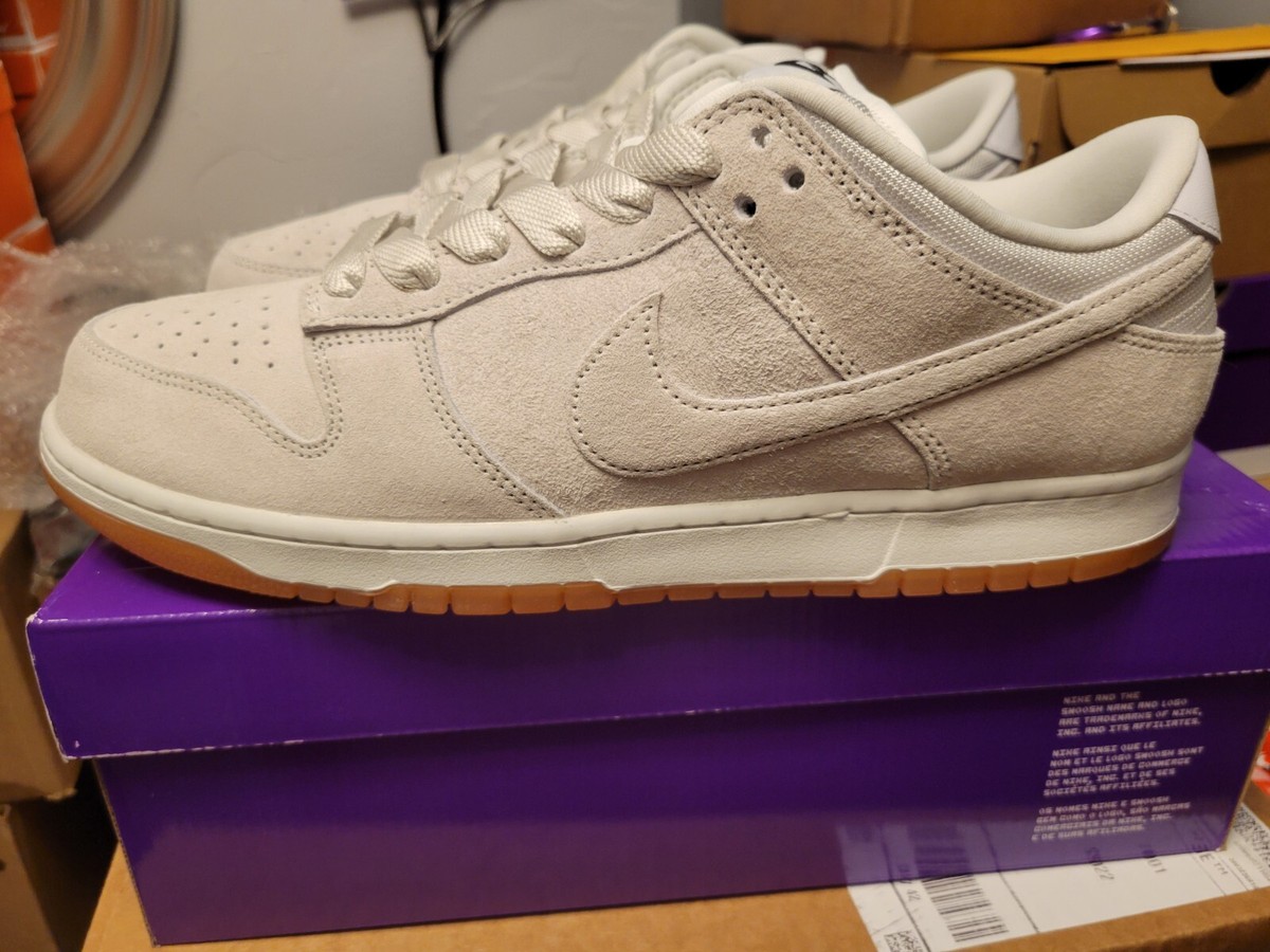 Nike SB Dunk Low Pro B Size 13 Pale Ivory/Summit White/White