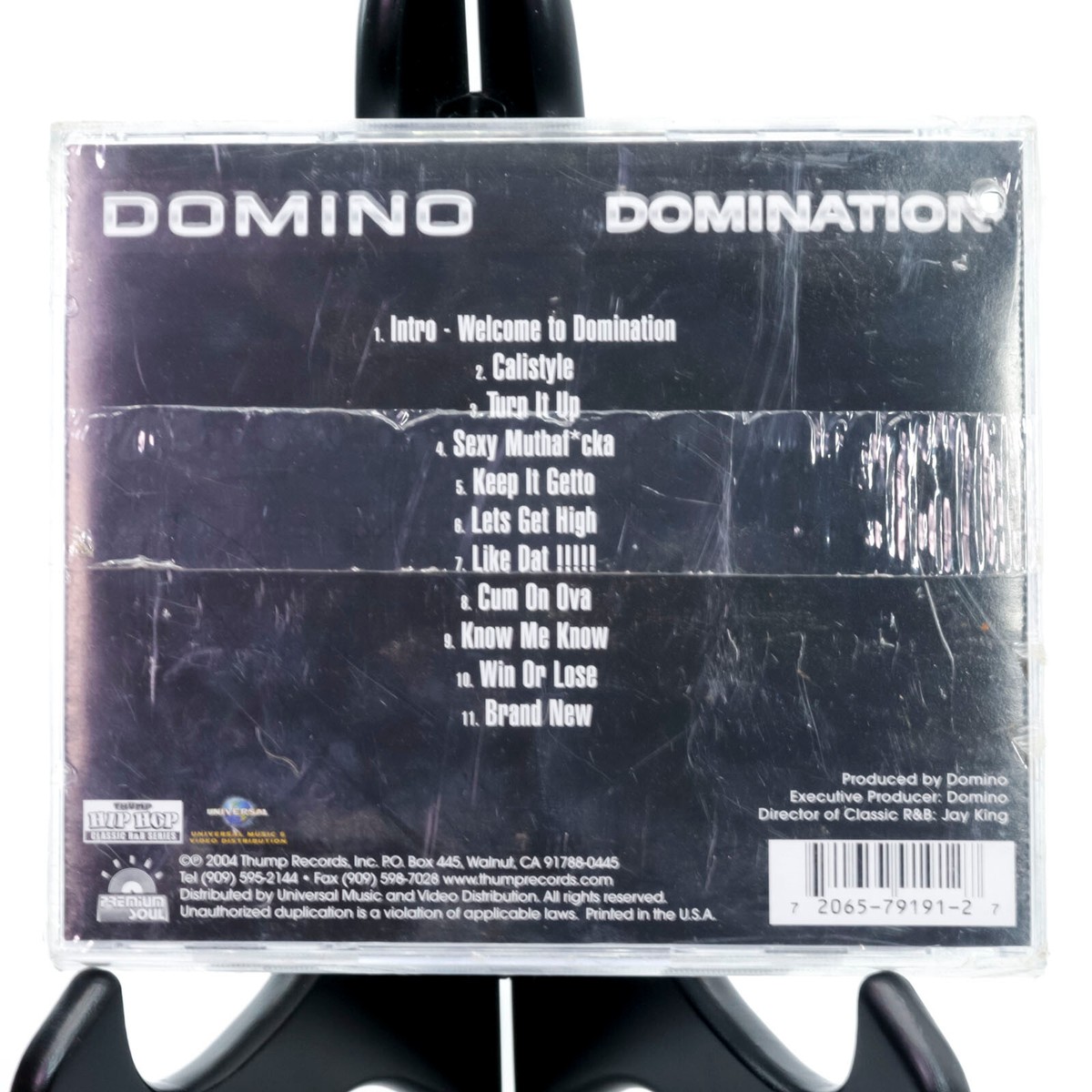 Domino Domination CD Rap Hip Hop Thump Records Classic R&B Series 