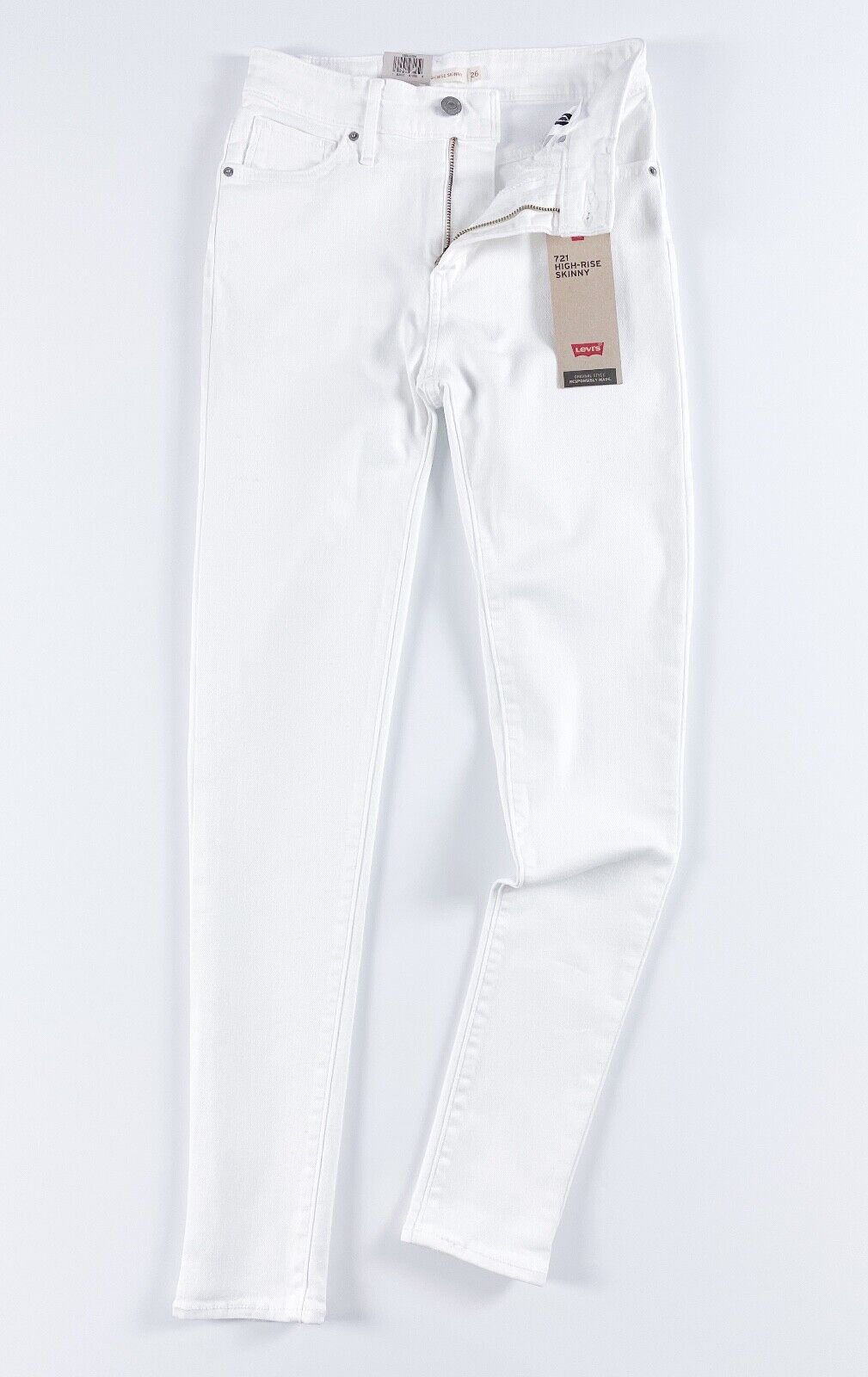 Levi's® 721 Jeans Women's High Rise Skinny Clean White 18882-0204 | eBay