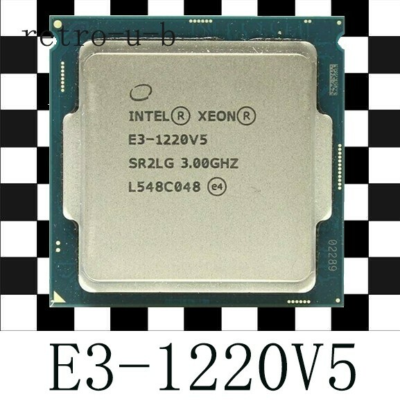 Intel Xeon E3-1220 V5 LGA1151 4Core MB SR2LG CPU