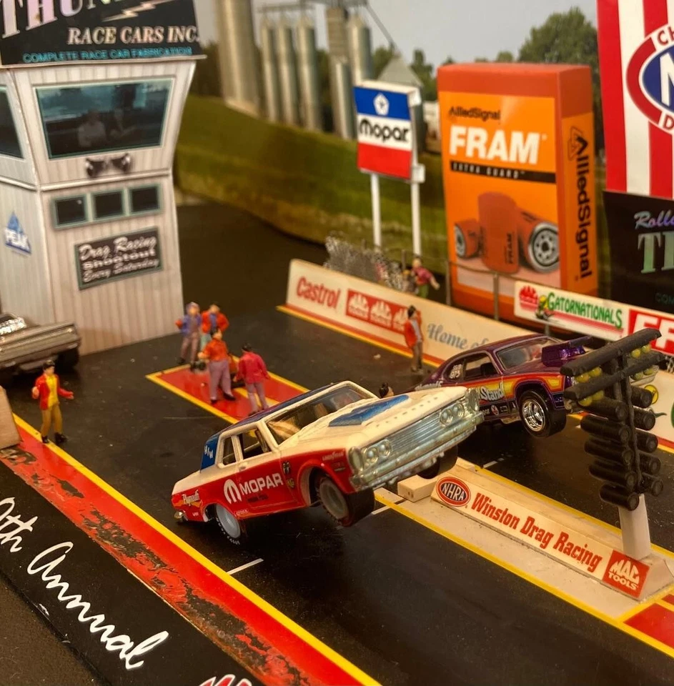 MOPAR 1963 PLYMOUTH BELVEDER MAX WEDGE NHRA SUPER STOCK DRAG RACING / LOOSE - Image 2 of 4