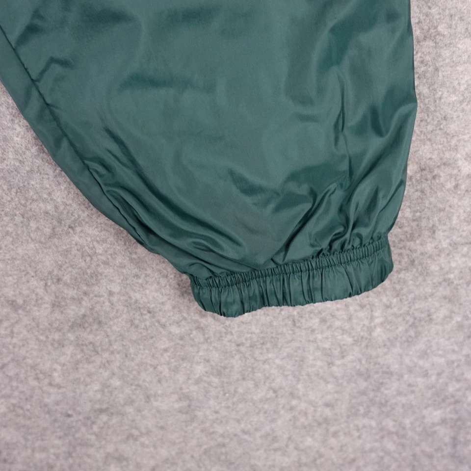 Pantalones deportivos cortavientos Swoosh verde medio vintage Nike para mujer años 90 Foto 4 de 4