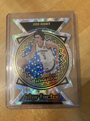 Josh Giddy Rookie (RC) Star Factor Die Cut ( See Description) Case Hit