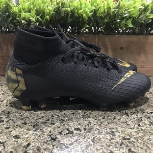 nike superfly 6 black and gold
