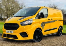 Ford Transit Custom M Sport Body Stripe Graphics Decals Any Logo  2012-2025