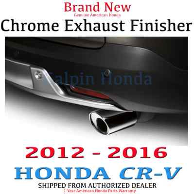 🔥Genuine OEM Honda CR-V Chrome Exhaust Finisher 2012 - 2016