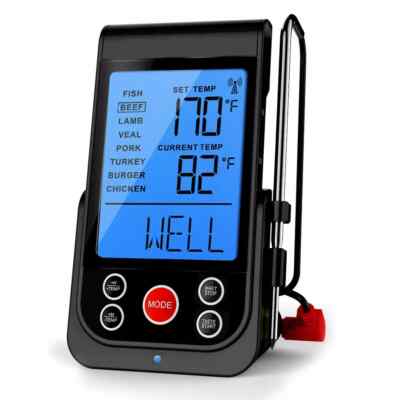 Barbecook Barbecue BBQ kabelloses digitales Thermometer Steuerung Timer Modus