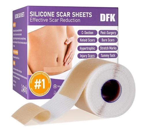 Silicone Scar Sheets & Tape Roll (3M) | Scar Removal, Keloid,Surgery, Acne,Marks - Picture 1 of 4