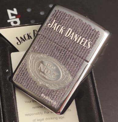 Zippo JACK DANIELS Old No. 7, Chrom poliert, Feuerzeug