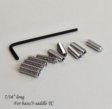 Sattelh&ouml;he Schrauben 7/16" f&uuml;r Fender USA 3 Sattel Telecaster & USA Bass Br&uuml;cke