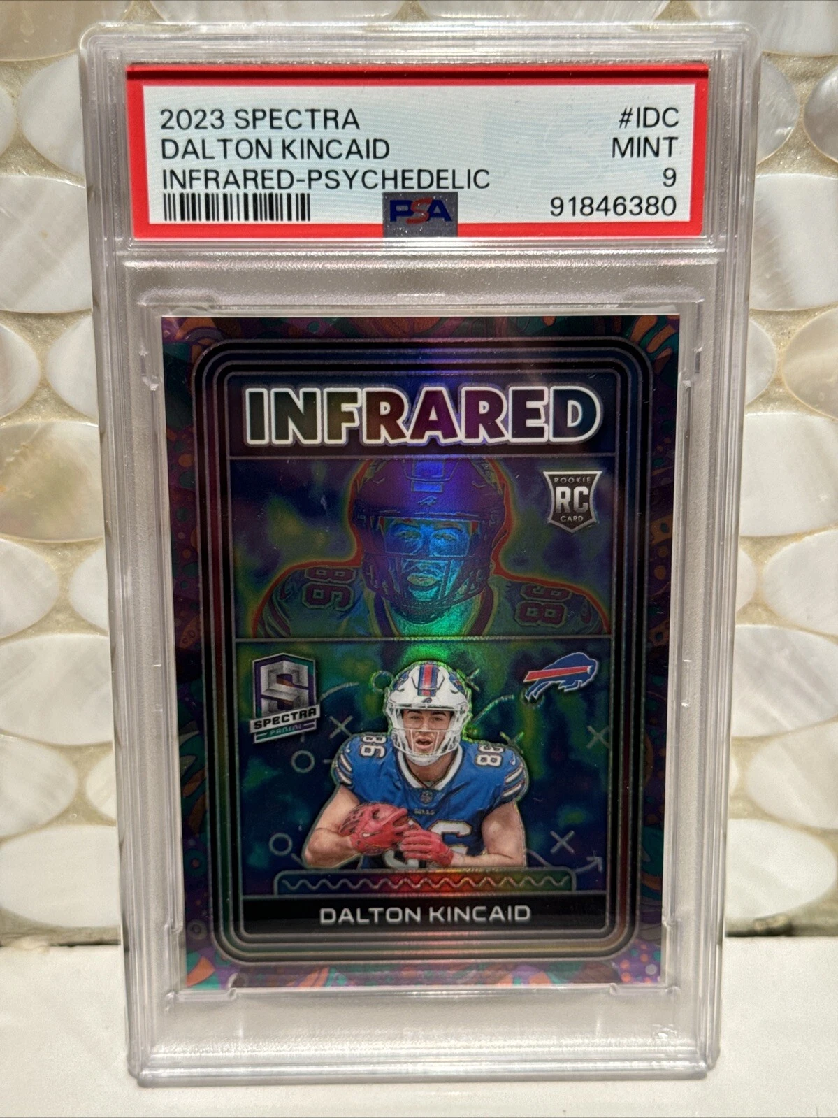 Dalton Kincaid Panini Spectra Infrared #IDC Psychedelic