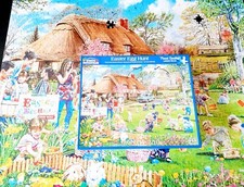 White Mountain Jigsaw Puzzle Easter Egg Hunt 1000 Pieces Missing