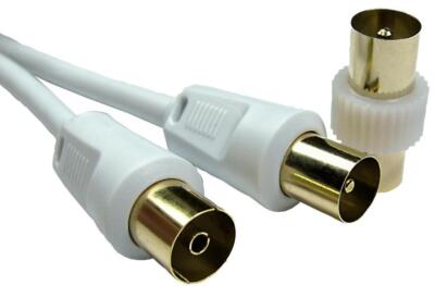 Tapa De Pared De 3/8" Para Cable Coaxial De TV De Color Blanco EAGLE Eagle