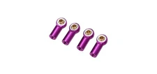 Purple Alloy 3mm Short Tie Rod Ball Ends 4pcs INTC31749PURPLE by Integy