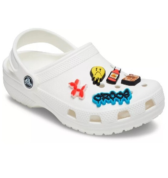 アクセサリーその他 Mono Shiitake 5 Pack Jibbitz - Crocs - Pvc - Multicolor Crocs Jibbitz Mono Shiitake 5 Pack - Street Gym