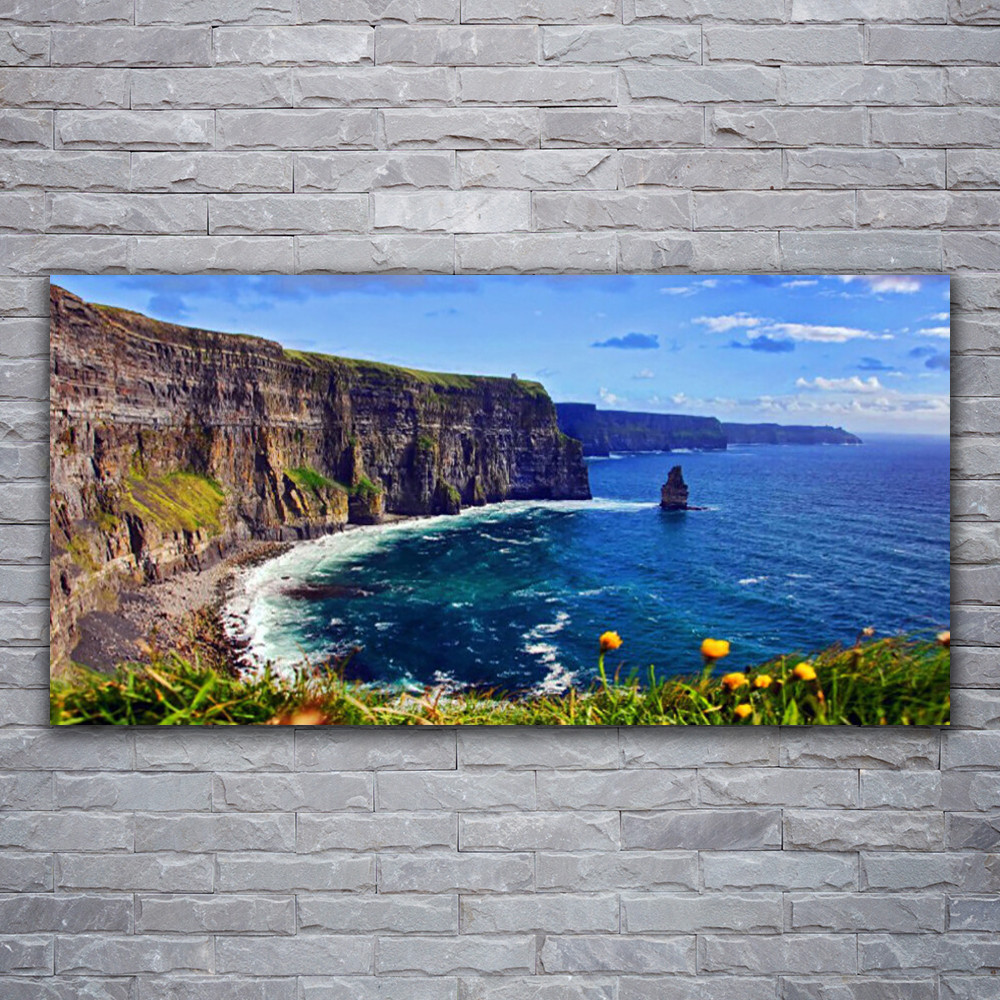 Impression sur toile haut de gamme paysage golfe 120x60 authentique