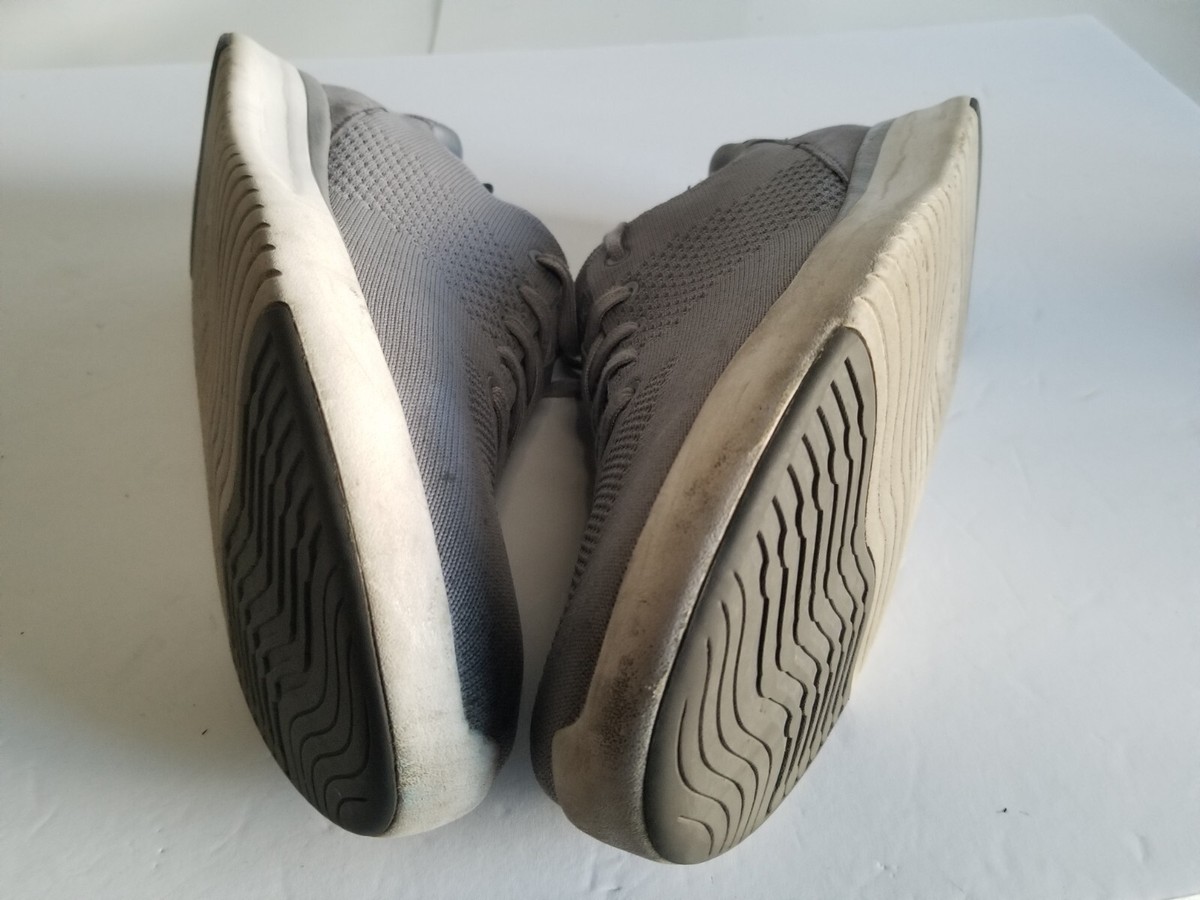 Kizik Shoes Mens 12 Gray Knit Hands Free Walking Athletic Sneakers Comfort Kizik Men main image 2