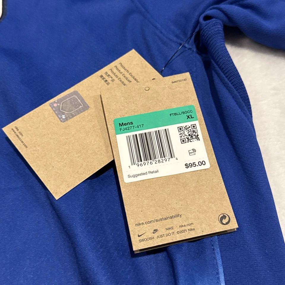 Camiseta de fútbol azul visitante Nike 2024 para hombre Estados Unidos XL USMNT EE. UU. Foto 4 de 4