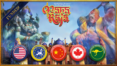Maharaja Brettspiel Kickstarter von Wolfang Kramer (2021) - Kickstarter - de/en