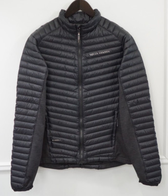 Herren Helly Hansen Pertex Jacke Reißverschluss Schwarz Down GRÖSSE XS VON335