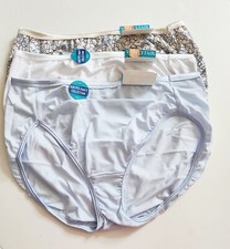 3 Vanity Fair Illumination Hi-Cut Brief Panty Multi 13108 Sz 10/3XL - NWT