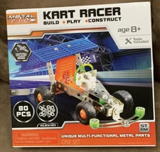 KART RACER BUILD/PLAY/CONSTRUCT AGES 8+  80 PCS WOW!!