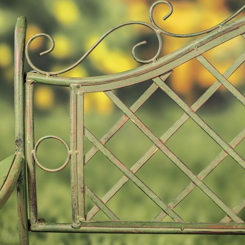 Well-Made Metal Elegant Garden Bench - Picture 13 of 31