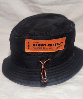 COPY - HERON PRESTON HAT HERON PRESTON CTNMB Logo Bucket Hat Fisherman Hat Cap  main image 2
