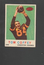 Tarjeta de fútbol americano canadiense 1959 Topps #45 Tom Coffey-Edmonton esquimales como nueva tarjeta