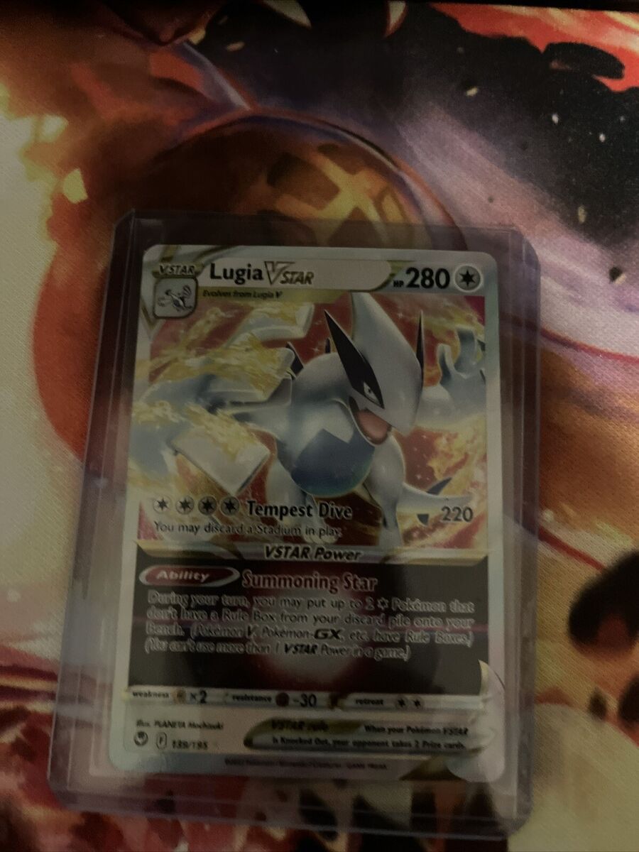 Pokémon - Lugia VSTAR 139/195 Full Art NM/M Silver Tempest Ultra Rare Card